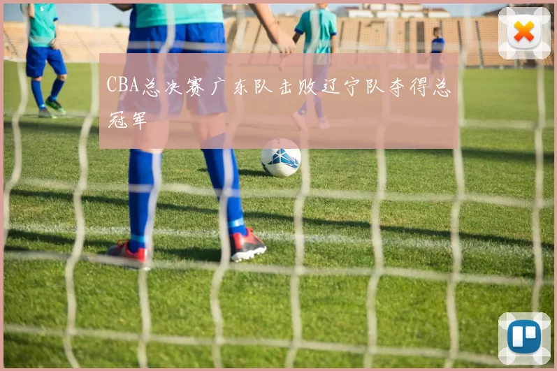 CBA总决赛广东队击败辽宁队夺得总冠军